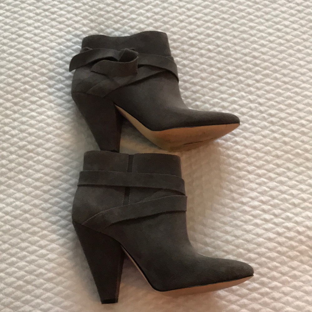 Nine West suede booties